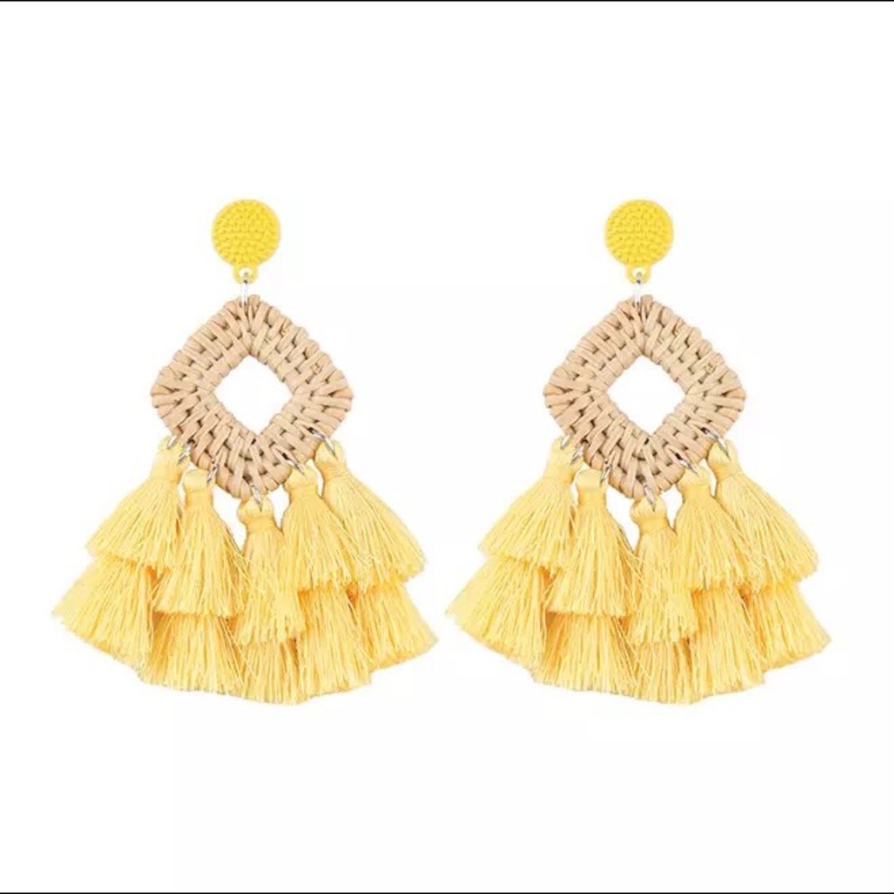 Bamboo wooden earrings NEW